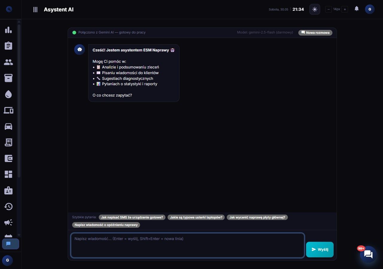 ESM — asystent AI